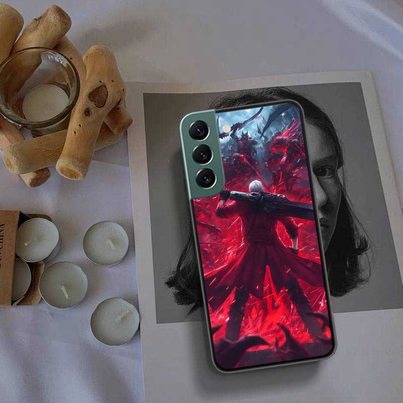 D-Devil May Cry DMC Phone Case For Samsung A15 A25 A35 A55 Galaxy A12 A22 A32 A52 A72 A54 A34 A24 A14 A53 A33 A23 A13 A73 A42 5G