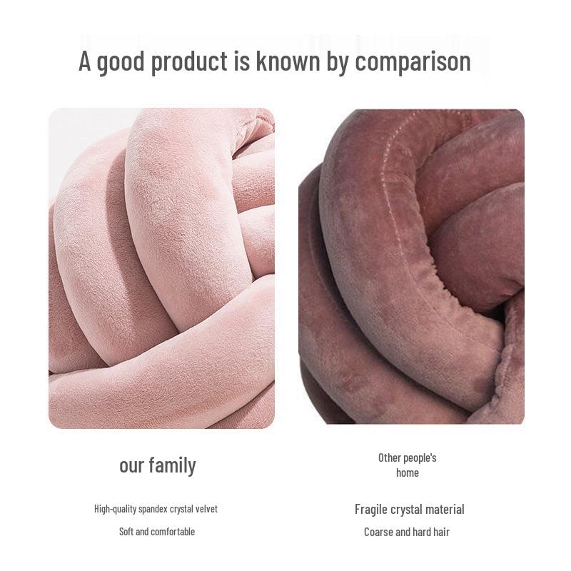 Χειροποίητο Κόμπους Μπάλα Μαξιλάρι: Πλεκτό Σφαιρικό Βελούδινο Παιχνίδι για Διακόσμηση Σαλονιού & Υπνοδωματίου, Διακοσμητικό Μαξιλάρι Καναπέ, Δημιουργικό Μαξιλάρι Πλάτης.