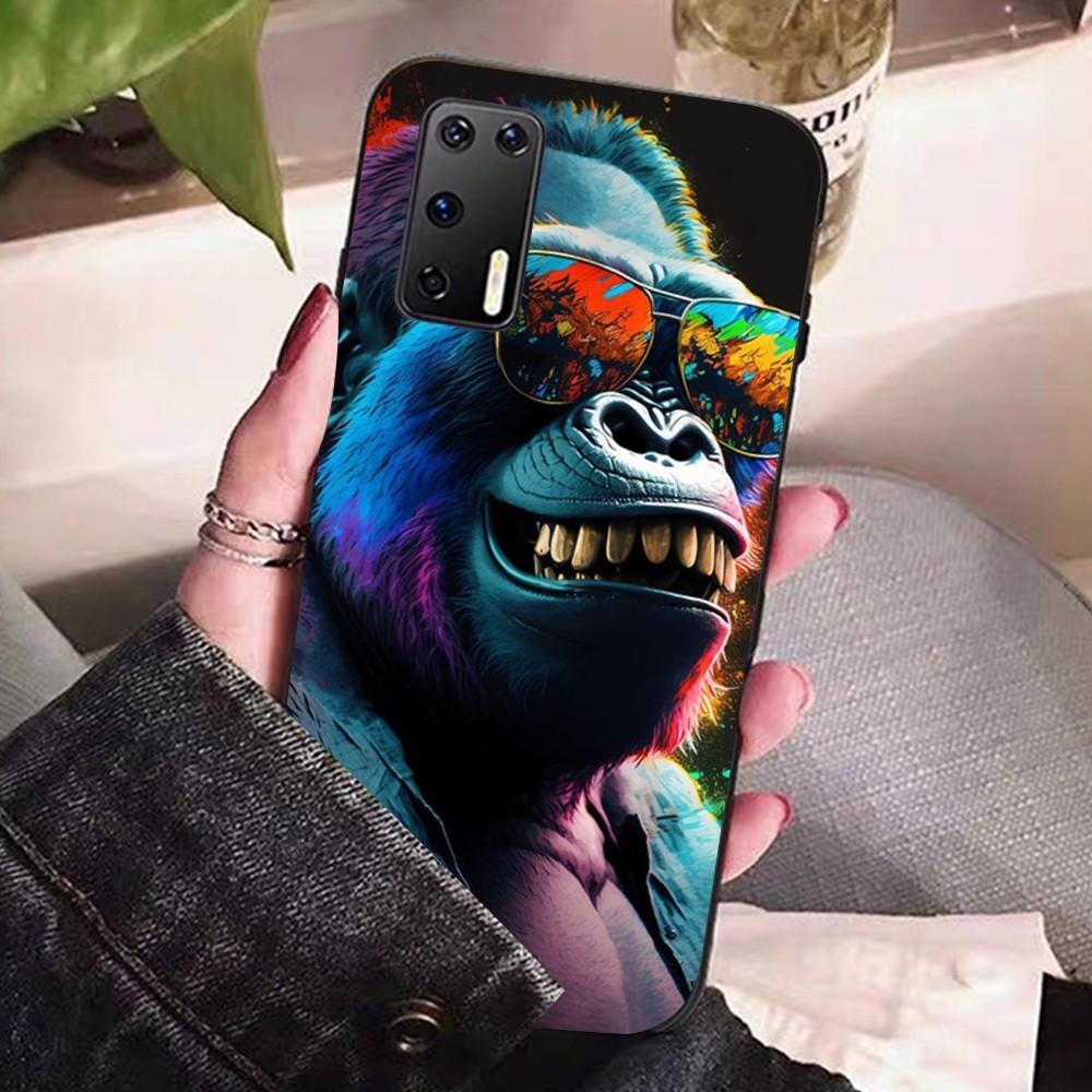 

COOL Monkey Gorilla Ape Phone Case For Huawei P 8 9 10 20 30 40 50 Pro Lite Psmart Honor 10 Lite 70 Mate 20lite Huawei P30 Lite