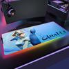 Rgb Xxl Mouse Pad Large Gamer Mousepad Anime Street Fighter Deskmat Gaming Pc Setup Accessories Desk Mat Computer Table Mausepad