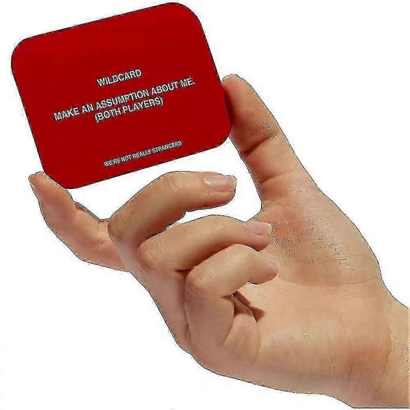 We're Not Really Strangers: Adult Icebreaker Card Game for Meaningful Conversations