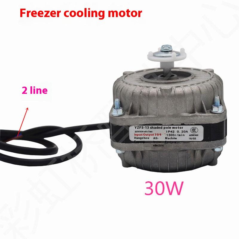 30W Shipping Genuine Goods Refrigerator Freezer Cooling Fan Motor Condenser Shaded Pole Asynchronous