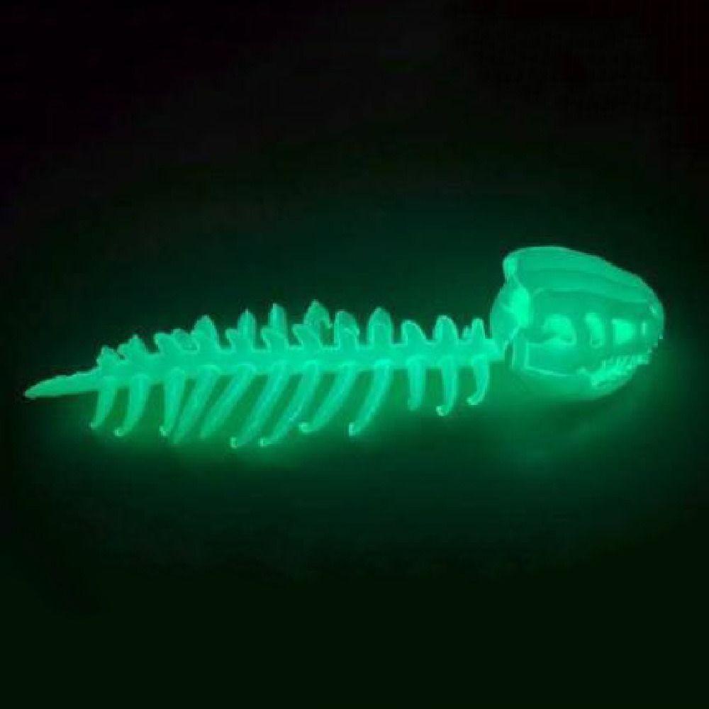 Leuchtender Dinosaurierknochen-Kopfhut Leuchtet im Dunkeln Plüsch-Dinosaurier-Kostüm Fotografie Requisiten