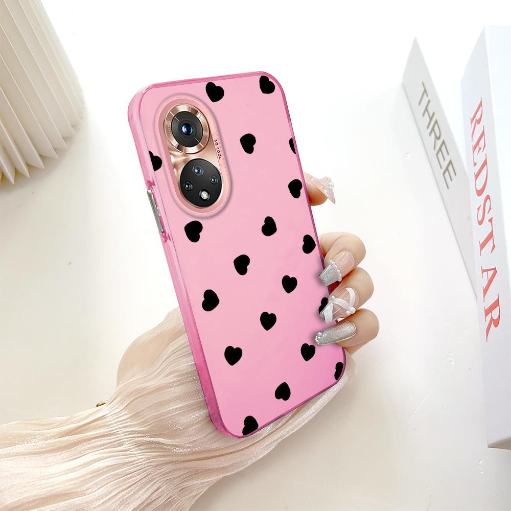 Painted Pattern Colorful Sliver Double Sided Hard Shell Shockproof Anti-fall Phone Casing for Huawei Honor Infinix Tecno iPhone