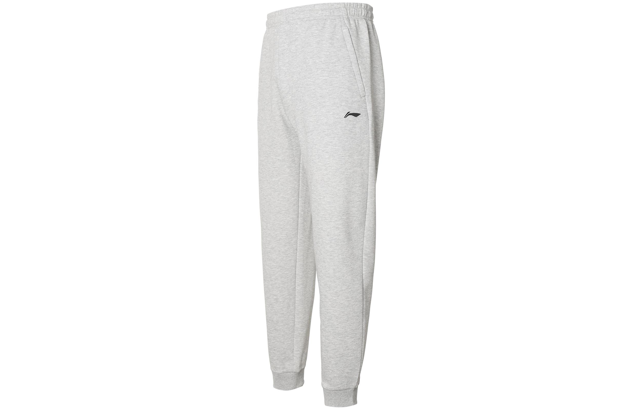 Li Ning Knitted Sweatpants Men s Light Gray AKLT619-2 XXL