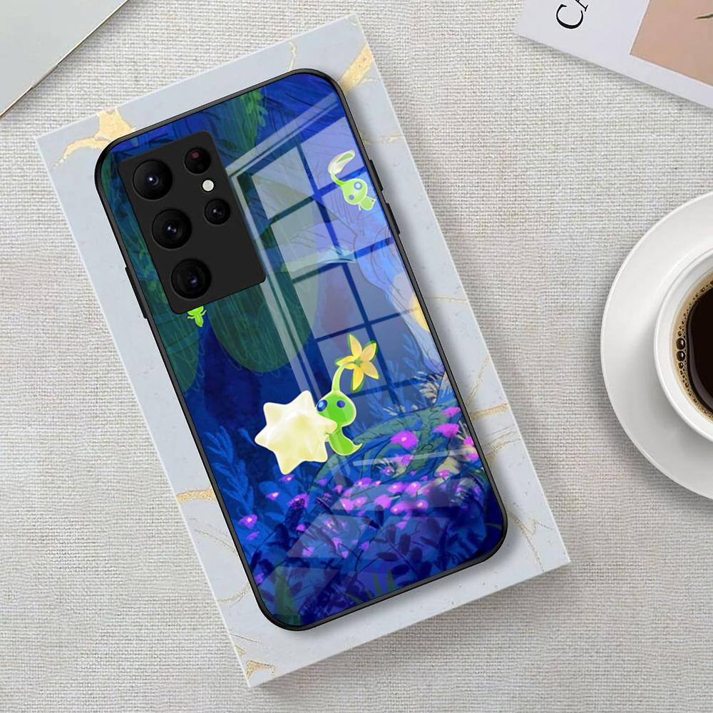 Game Pikmin 4 Phone Case For Samsung S25 Edge Ultra 23 22 21 20 Ultra Plus S24 Fe A54 53 25 Glass Cover