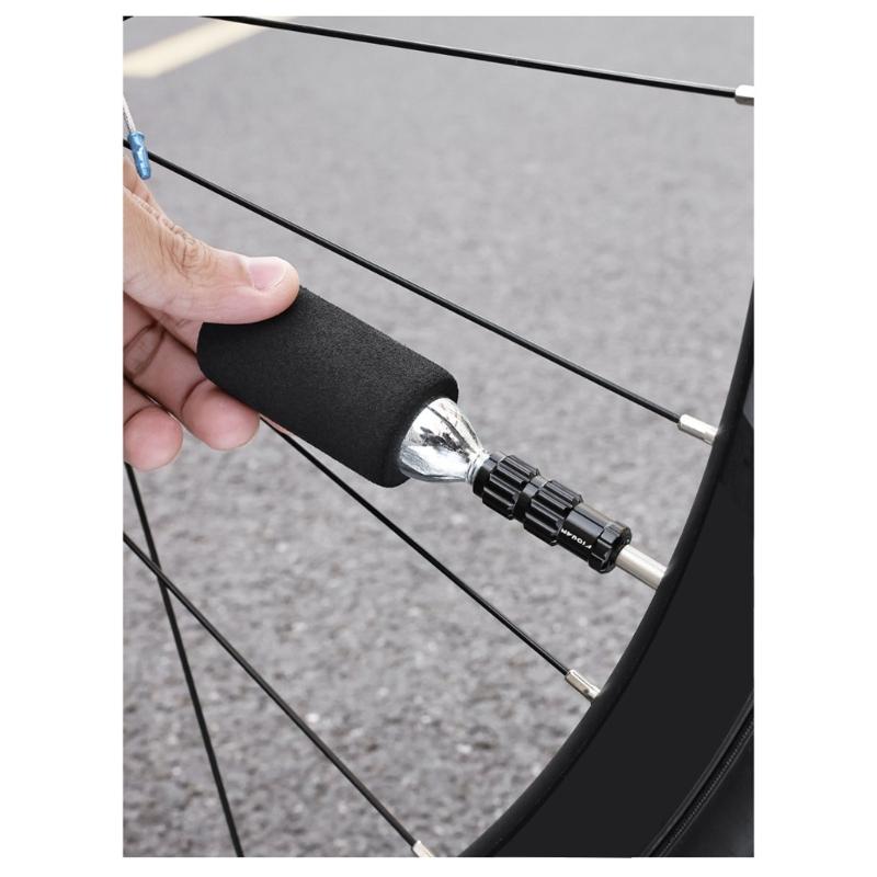Bicycles CO2 Inflator Head Bikes Inflation Valves Head Knob Inflation Nozzle Bikes Fast Inflation Valves Accessories