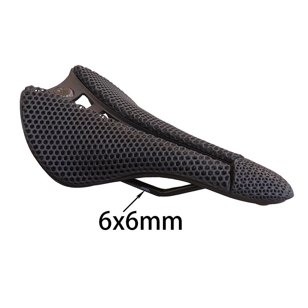 3D Printing Carbon Fiber Bicycle Saddle Ultralight Hollow Seat Comfortable Breathable Honeycomb Cushion for Mountain Road Bikes