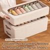 Double Window Design Shoe Storage Box Dustproof Under Bed Storage Box  Sports Shoes Storage