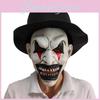 Mască de Latex Clown Terrifier cu Design Sângeros pentru Halloween, Cosplay și Petreceri Tematice