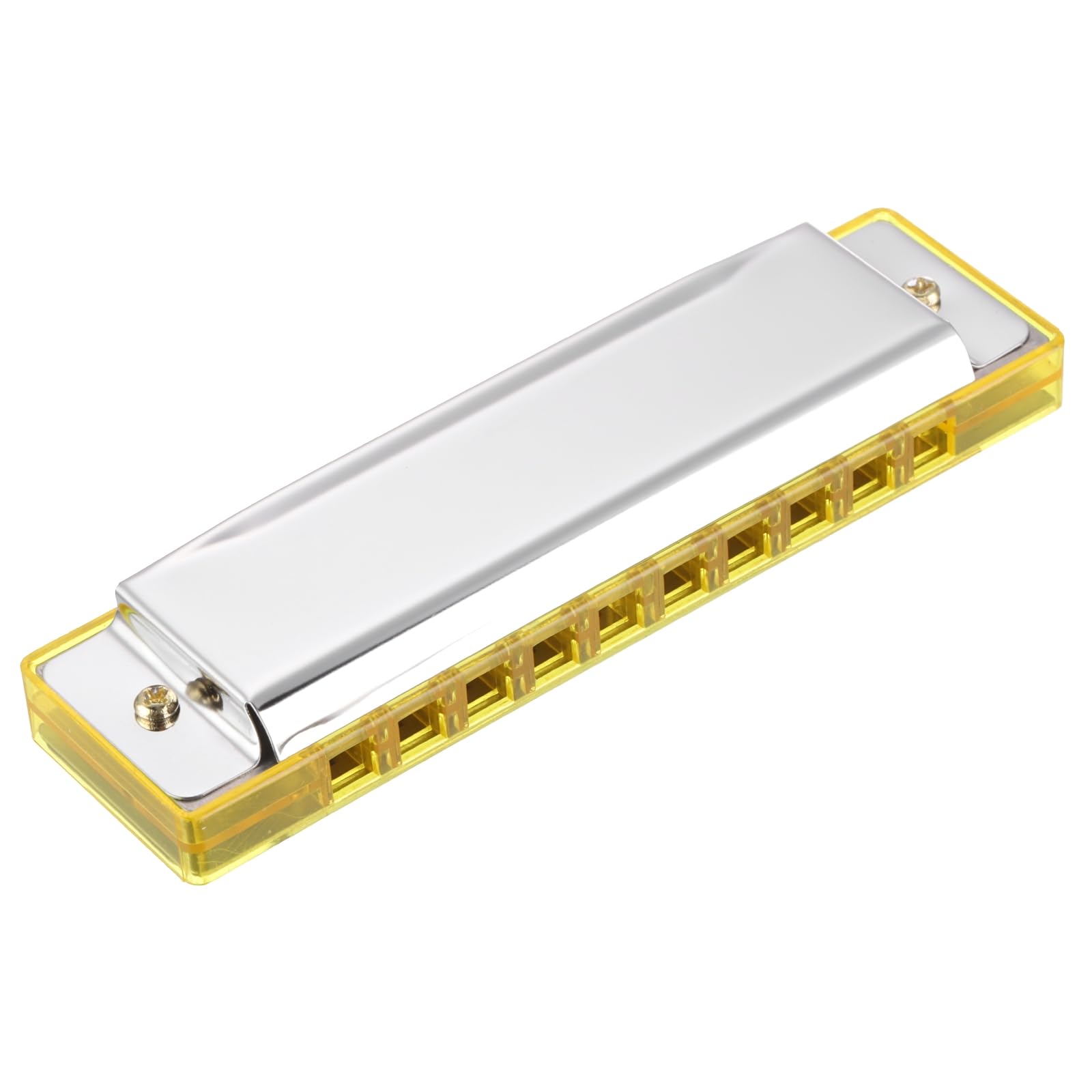 

uxcell 10-луночная, 20-тоновая гармоника C, губная гармоника, игрушка для взрослых и начинающих, образовательная, желтая и серебристая