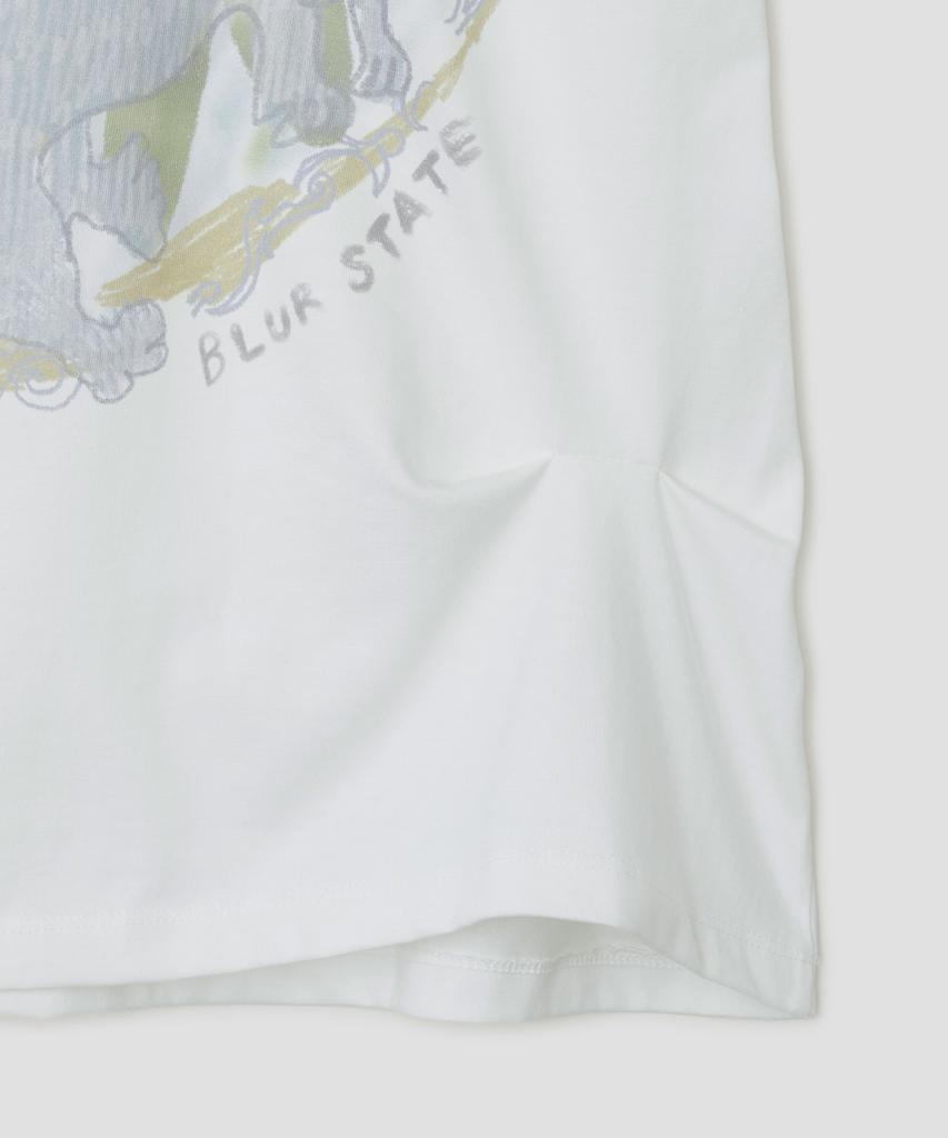 Taibseobiseu New Me Ruched Top [White]