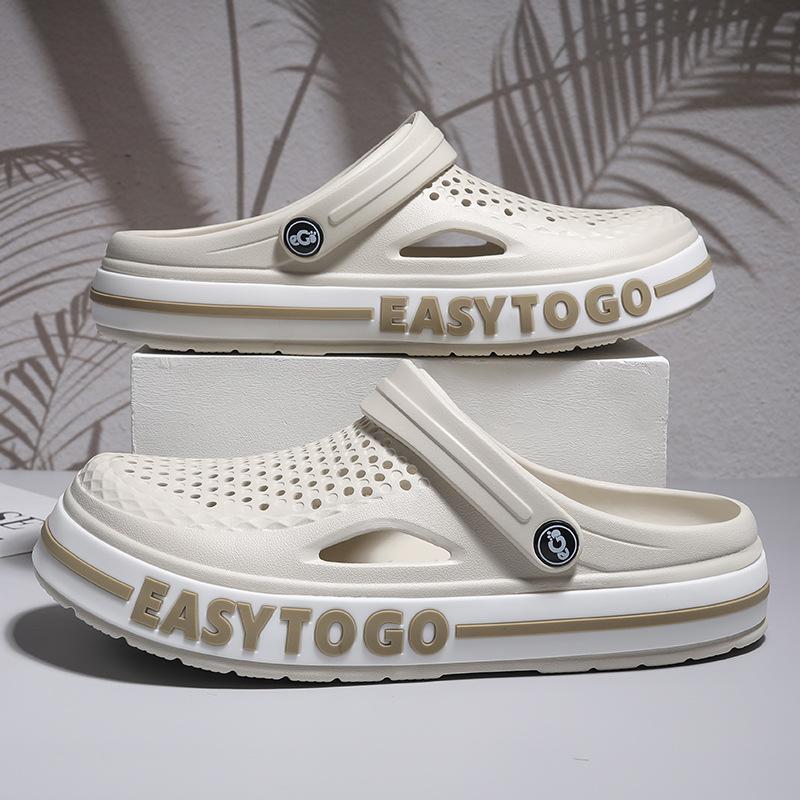 Sabots unisexes, chaussures de jardin, légères, antidérapantes, pantoufles, sandales de plage décontractées ajourées, chaussures pour adultes