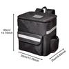 35x25x40cm Food Delivery Backpack Double Shoulder Insulated Refrigerated Box  Fresh Keeping Food Delivery Bag