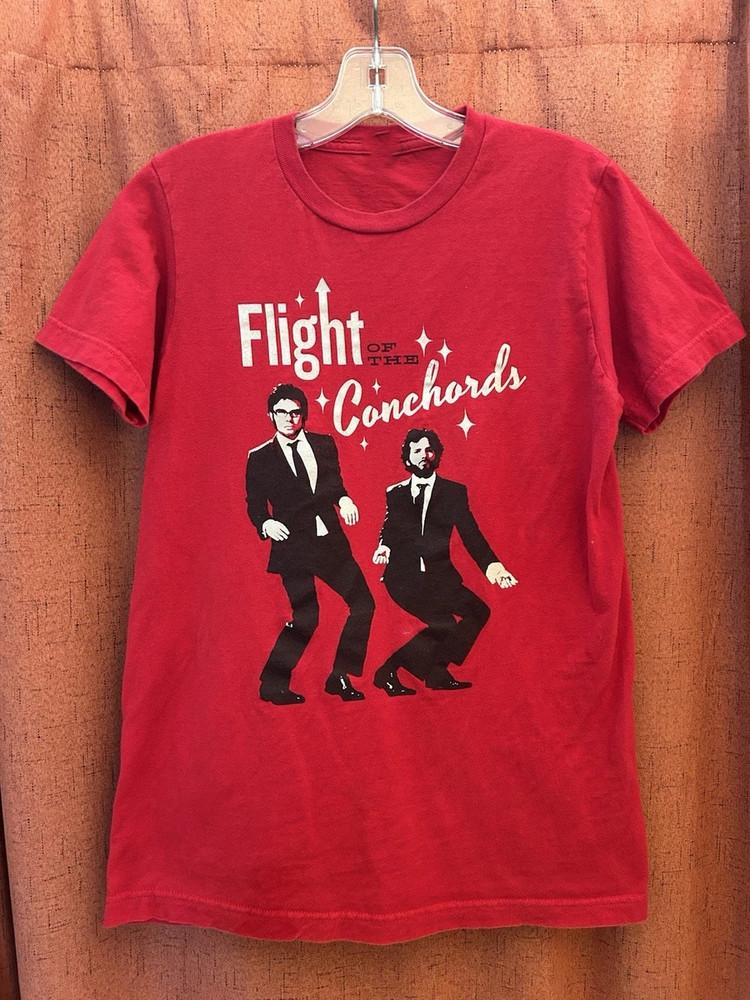 NEW Flight Of The Conchords Band T Shirt S-5XL Heavy Cotton Red TT650 Unisex T-Shirt XL