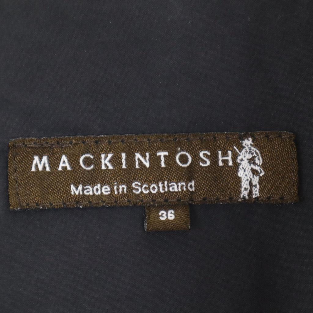 Mackintosh Made In England Stainless Collar Coat 36 Black Series Men's Used