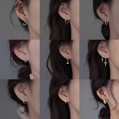 925 Sterling Silver Hoop Earrings: 2025 Modern Niche Design - Elegant & Luxurious for Women