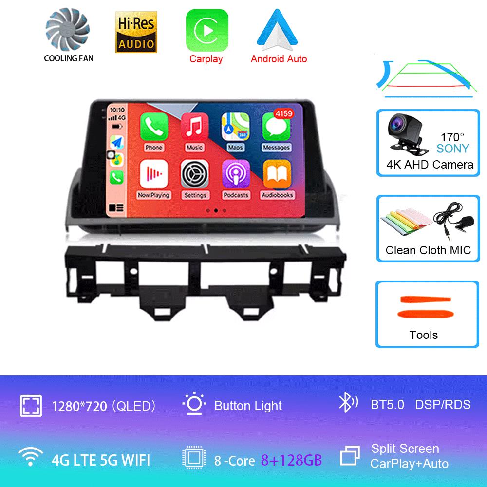 9 Inch For Mazda 6 2007 2003 2004 2005 2006 2002 - 2015 Multimedia Car DVD Player Navigation GPS Radio Wifi BT 4G LTE 128G Andro