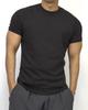 Pasiensia Solid Grip Slim Fit Short Sleeve Black
