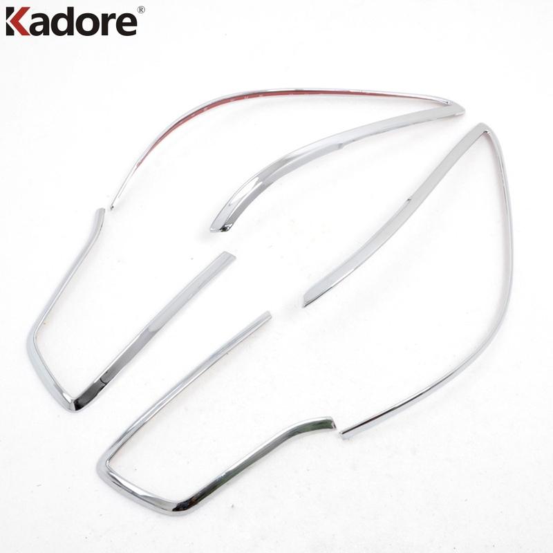 For Kia Sportage 2010 2011 2012 2013 2014 2015 Chrome Rear Tail Light Lamp Cover Trim Taillight Frame Trims Car Accessories
