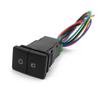 Car Front Rear Fog LED Light Fence gate garage Switch Button with Wire For Camry Corolla Prius PRADO Dual button