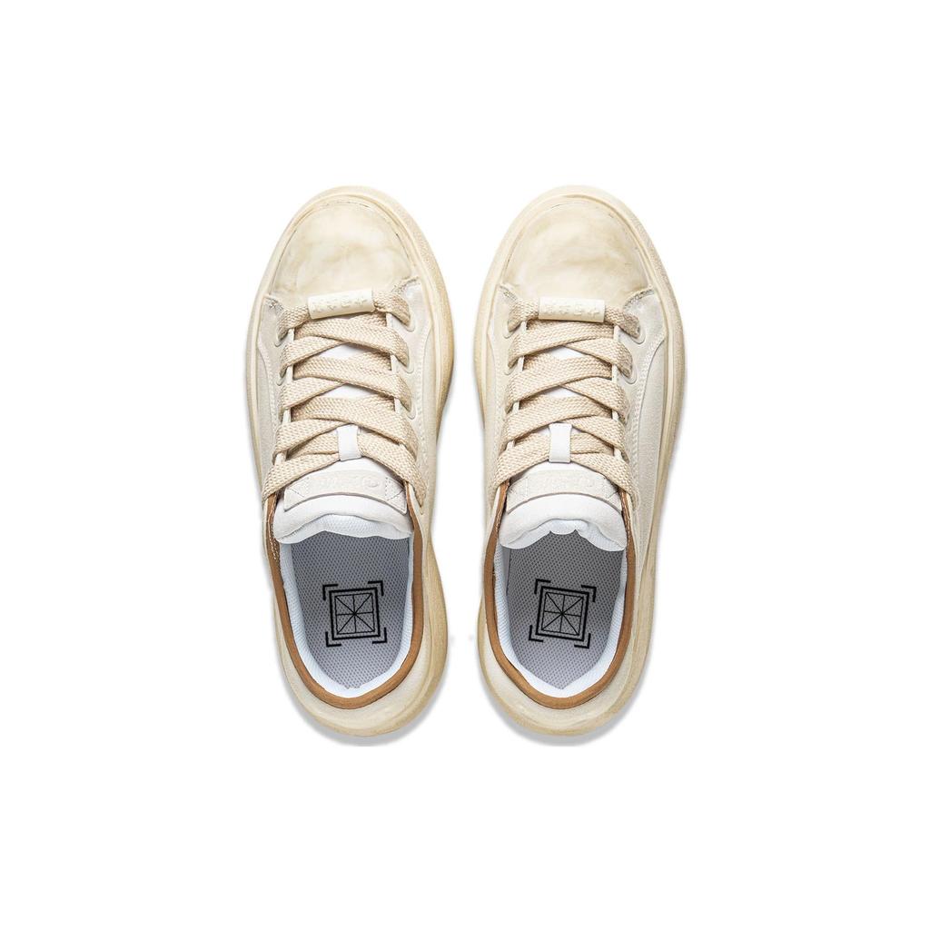 New LiNing Yun You C4D Wear Resistant Low Top Casual Shoes Men's Ivory AZGT043-6
