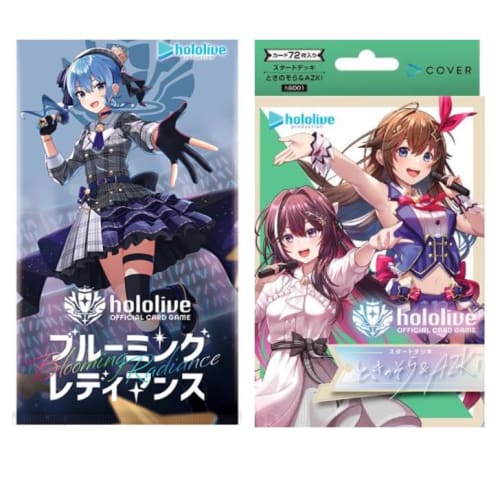 Hololive Official Card Game Tokino Sora AZKi Start Deck & Blooming Radiance Box HoloCard