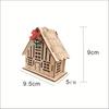 Handmade Wooden Christmas Cabin Display Stand