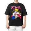 Heta Rean Sailor Moon Anime Grafiska T-shirts Herr Dam Hip Hop Överdimensionerad T-shirt Tryck Rund Hals Kort Ärm Lättviktig Vardaglig T-shirt