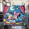 Mickey Flannel Blanket for Bedrooms Sofas Beds Chairs Picnics Travel Cartoon Print Home Decor Unique Gift Various Sizes