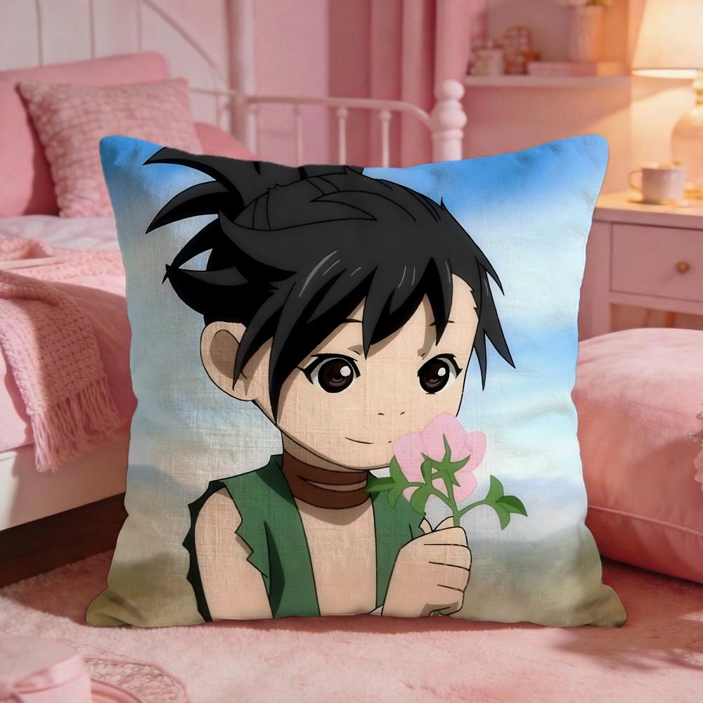 dDororo cute Cushion Cover Premium Comfort Reversible Pillow Cove Two in One Design for Any Room  Car Interior