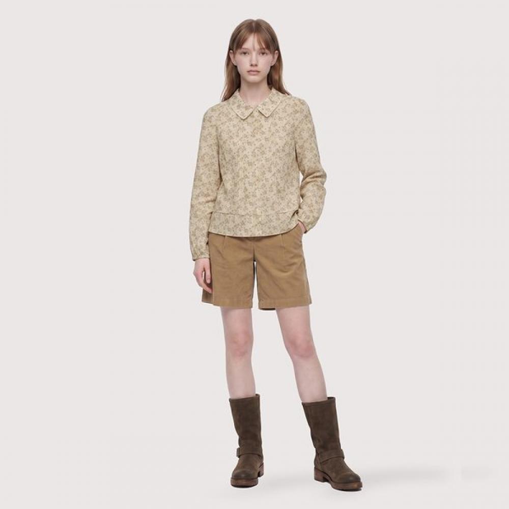 Thursday Island Floral Pintuck Blouse T266mbl143w