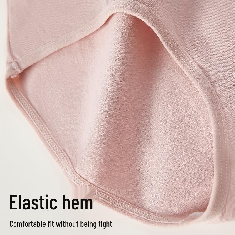 Audiffren Women's Antibacterial Seamless Cotton Briefs 4-Pack