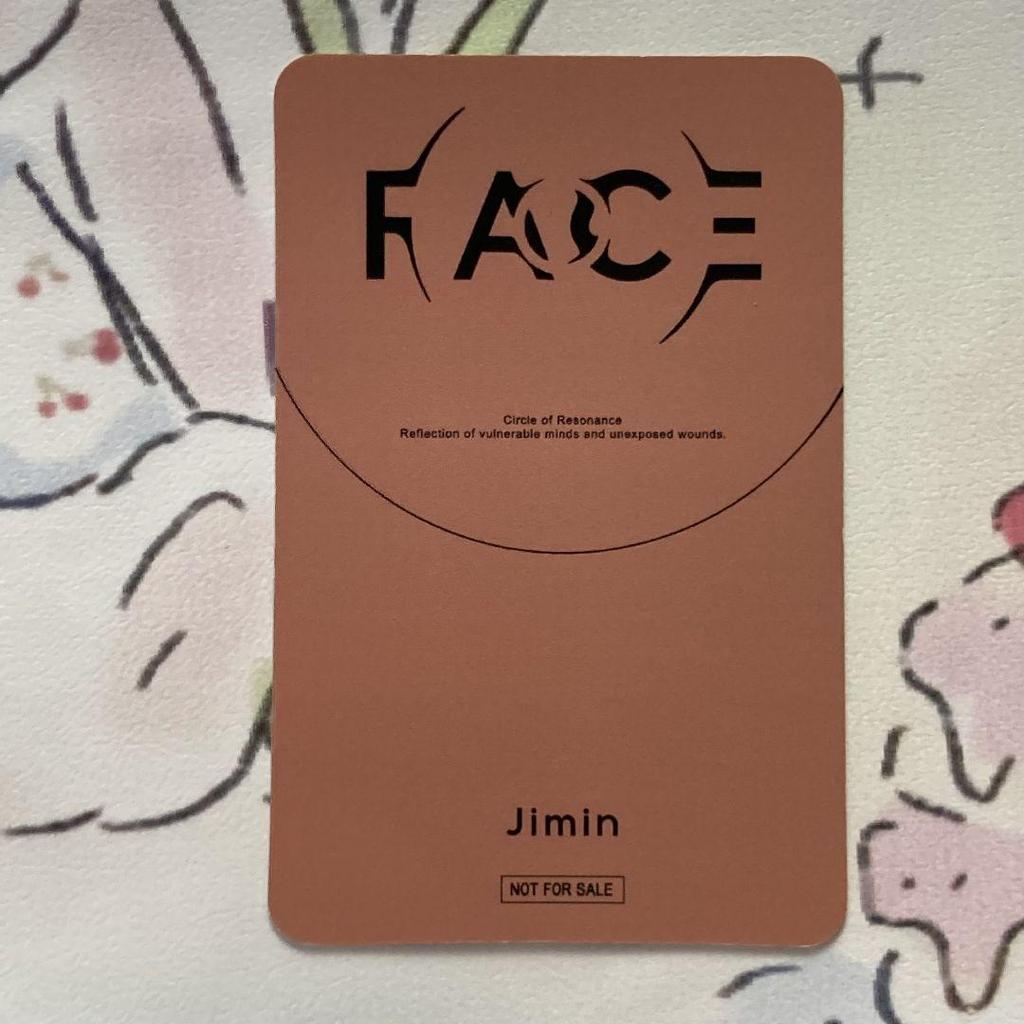 [USED] Jimin JIMIN FACE Universal BTS Lucky Drop Trading Card