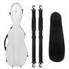 IRIN Lightweight Pressure-Resistant Fiberglass Carbon Fiber Violin Case with Thermometer