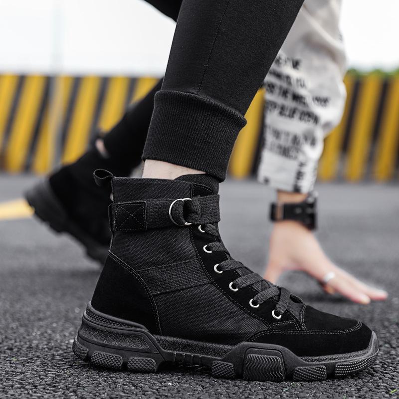 Buy Men Outdoor Hightop Hiking Boots AntiSkid and Shock Absorbing