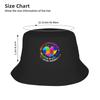 Respect Love Inclusion Acceptance Autism Awareness Bucket Hat  Hawaii Fisherman Caps For Women Korean Travel Hiking Sun Hats