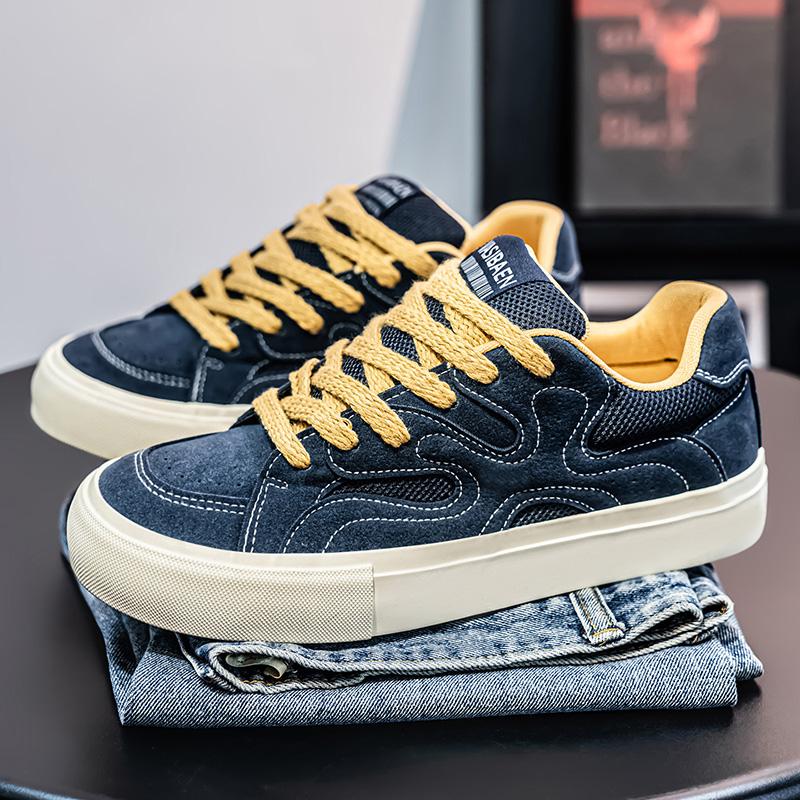 Hot Sale Skateboard Shoes Men Fashion Streetwear Shoes Teenager Vulcanized Shoes Designer Trendy Shoes for Men Casual Sneakers