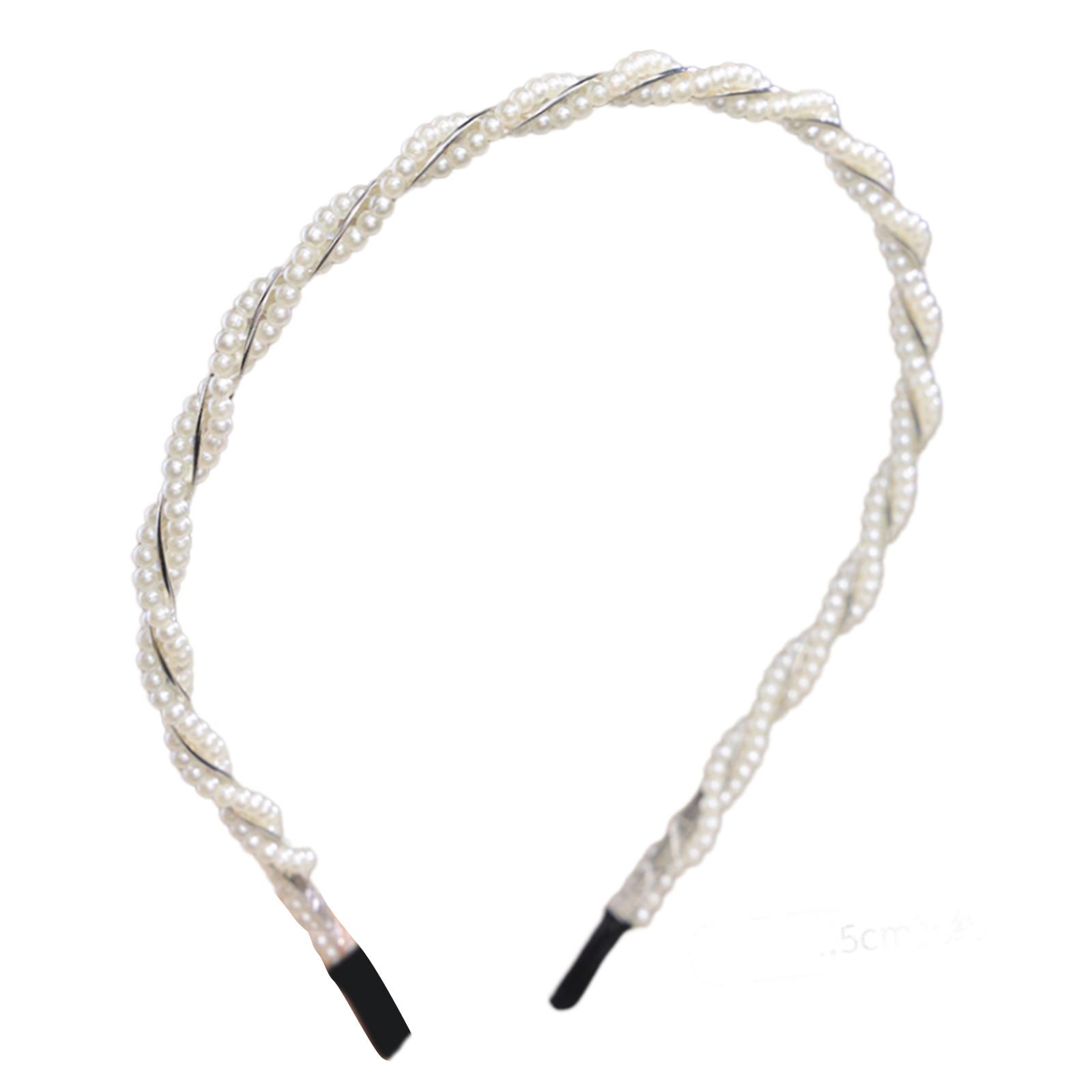 

Элегантная повязка на голову с жемчугом для женщин, аксессуары для волос, косплей-повязка, головной убор для вечеринки, выпускного мероприятия и повседневной носки A