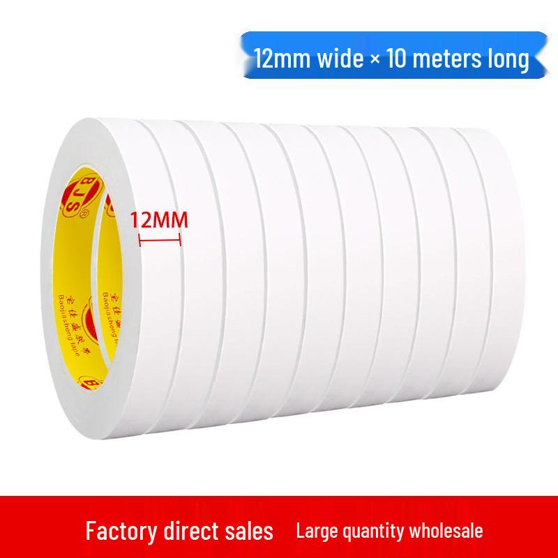 High-Viscosity Ultra-Thin Double-Sided Tape for Strong Adhesion, Kids' Planners, Student DIY, or No-Trace Paper Projects