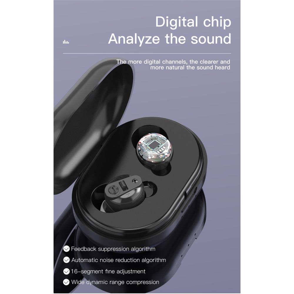 Hörgerät für ältere Menschen Bluetooth-Aussehen Schallverstärker Magnetische Ladekammer Schallkollektor