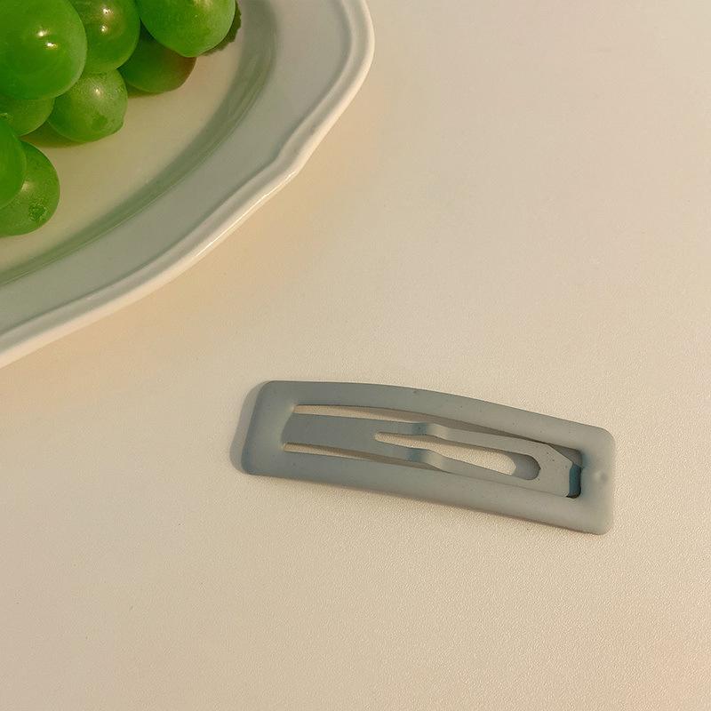 Frosted Rectangle BB Clips Barrettes Women Arrange Broken Hairpins Girl Fashion Hair Clips Headwear Ornaments Hair Styling Tools