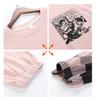 Aifen Teng Women's Pajamas Set: Pure Cotton, Long Sleeve, Long Pants, Casual Home Wear, Suitable for Spring, Autumn, and Winter.