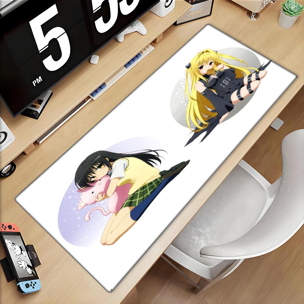 Rubber Mouse Pad To LoveRu Hd Printing Keyboard Desk Mats Kawai Cute Girl NonSlip Desk Mat Xxl90x40cm Student Writing Pad