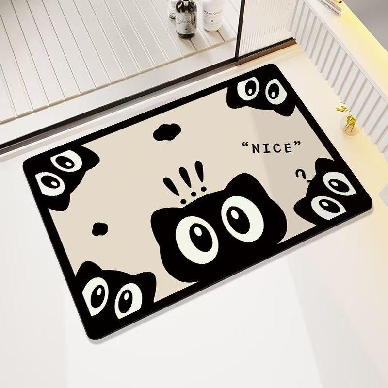 Bathroom absorbent diatom mud toilet doormat toilet toilet floor mat toilet carpet