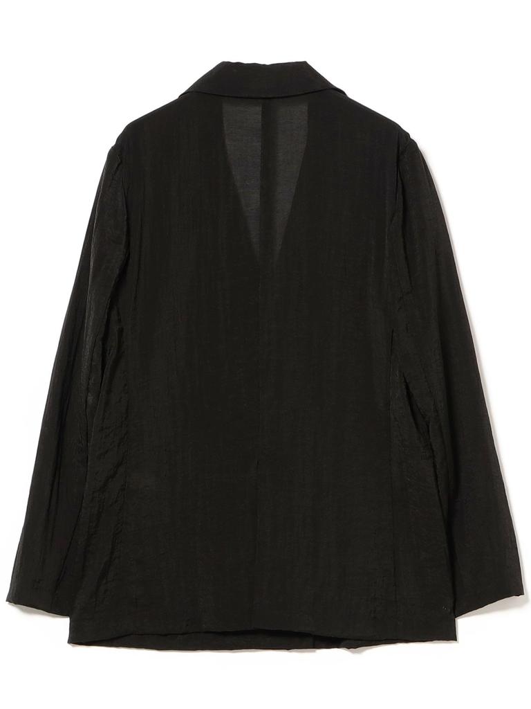 B:MING LIFE STORE by BEAMS Jacket [Hand Washable] Sheer Tailored Jacket (S-M) Women's Black S
