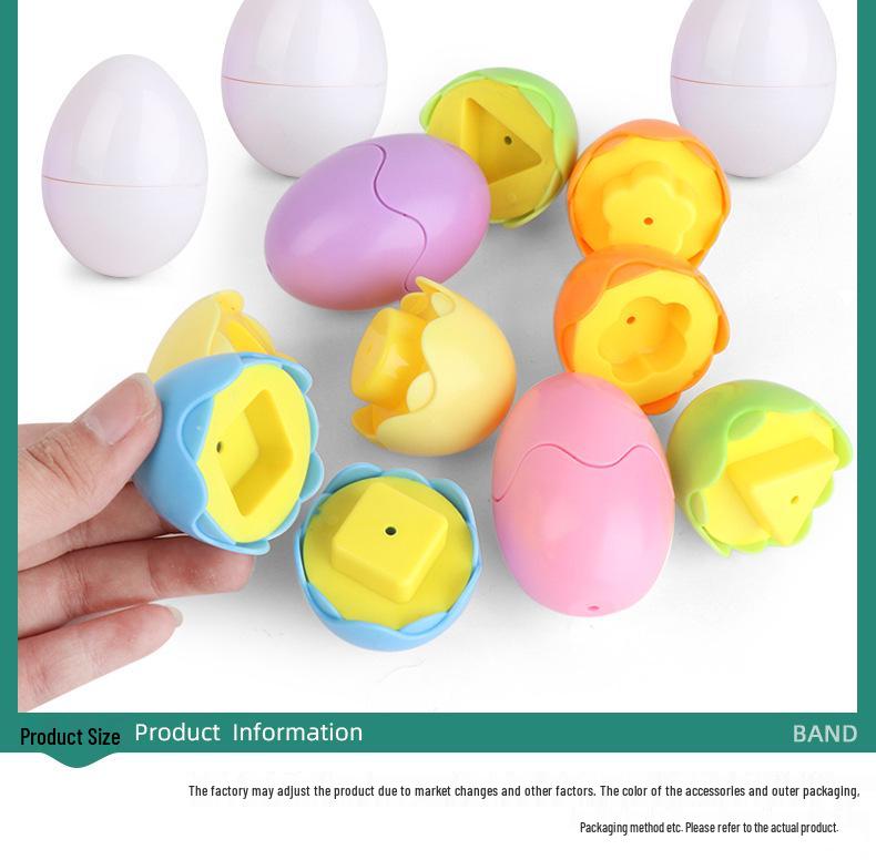 Early Education Children's Stackable Shape and Color Matching Eggs