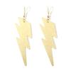 Metal Contemporary Earrings With Lightning Shape Design For Women Collection