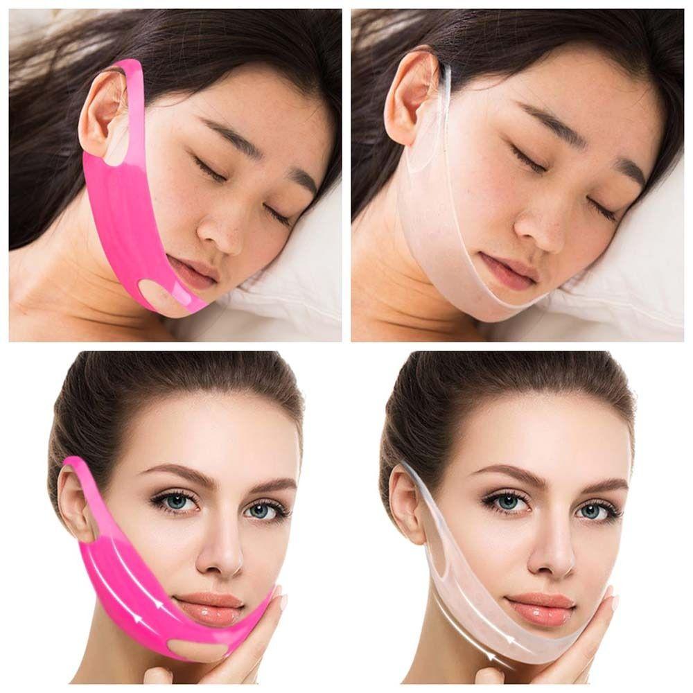 Silicone Lift Oval Mask Anti-Wrinkle Face Slimming Strap Face Strap Belt Mask V Face