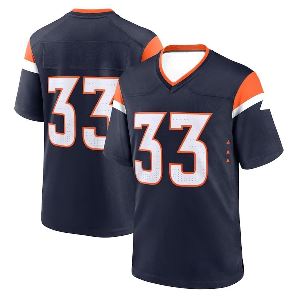 Maglietta a maniche corte da rugby estiva Denver per adulti uomini e donne Broncos Abbigliamento da allenamento Maglietta Sportiva per bambini Top casual